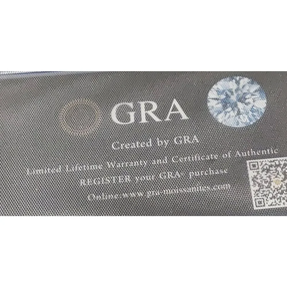 CERTIFIED~2 Carat Genuine Moissanite Halo Heart Stud Earrings~SALE